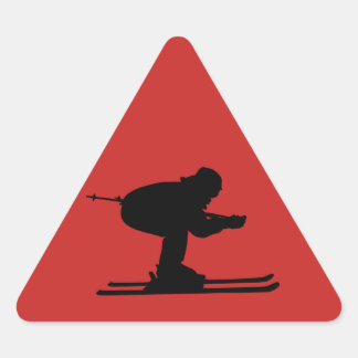 Sticker Triangulaire Attention aux pistes Rowdy