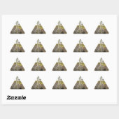 Sticker Triangulaire autruche (Feuille)