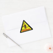 Sticker Triangulaire avertissement de la bande (Enveloppe)