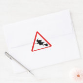 Sticker Triangulaire Avertissement de sortie (Enveloppe)