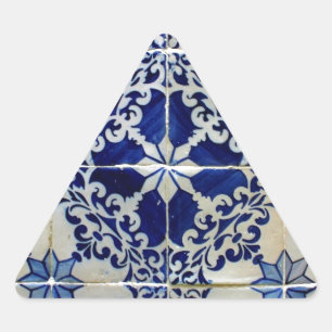 Sticker Triangulaire Azulejos, Portuguese Tiles
