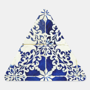 Sticker Triangulaire Azulejos, Portuguese Tiles