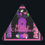 Sticker Triangulaire Baby pink Beautiful Merry Christmas Hakuna Matata<br><div class="desc">Bienvenue dans la boutique en ligne Achempong Zazzle pour votre expérience de shopping ultime. Ce dernier beau modèle inspirationnel extraordinaire mignon et joli design est votre destination ultime pour une gamme variée de produits pour bébés, enfants et au-delà! Nos collections de magasins en ligne comprennent une pléthore d'accessoires, de murs...</div>