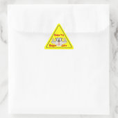 Sticker Triangulaire Badgering Badger Zone (Sac)