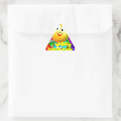 Sticker Triangulaire Ballons d'anniversaire (Sac)