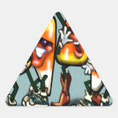 Sticker Triangulaire Bande de maïs (Devant)