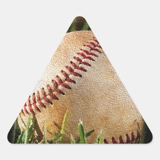 Sticker Triangulaire Baseball (Devant)