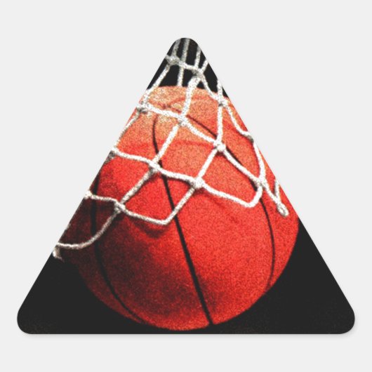 Sticker Triangulaire Basket-ball (Devant)
