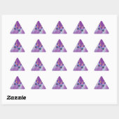Sticker Triangulaire Beau Papillon (Feuille)
