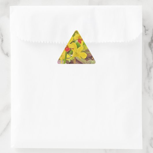 Sticker Triangulaire Beautiful Yellow autumn (Sac)