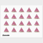 Sticker Triangulaire Belle image Extraordinaire rouge stylish miroir (Feuille)