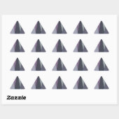 Sticker Triangulaire Belle impression Extraordinaire Chevron Design Art (Feuille)
