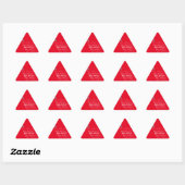 Sticker Triangulaire Biélorussie Fleur nationale de maïs (Feuille)