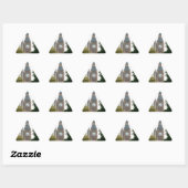 Sticker Triangulaire Big Ben Londres Angleterre (Feuille)