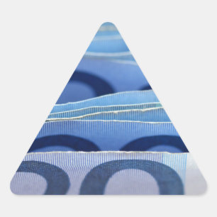 Sticker Triangulaire Billets de 20 euros - Argent Art