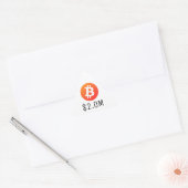 Sticker Triangulaire Bitcoin Augmentation de 2 000 000 $ (2,0 M$) Deux  (Enveloppe)
