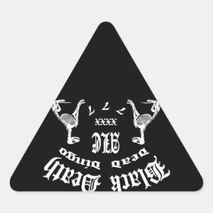 Sticker Triangulaire Black Death 777 - Dead Dingo Ale