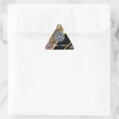 Sticker Triangulaire Black & gold bling (Sac)