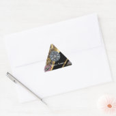 Sticker Triangulaire Black & gold bling (Enveloppe)