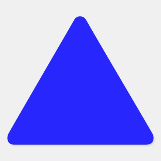 Sticker Triangulaire Bleu (Devant)