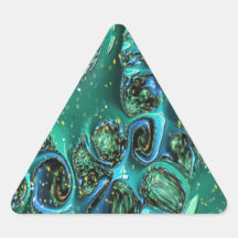 Bleu tourbillon Abstrait