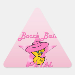 Sticker Triangulaire Bocce Ball Chick #8