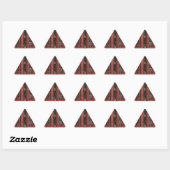Sticker Triangulaire Boîte téléphonique Londres (Feuille)