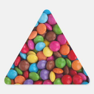 Sticker Triangulaire Bonbons