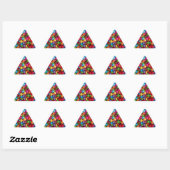 Sticker Triangulaire Bonbons (Feuille)