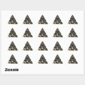 Sticker Triangulaire Bouzouki (Feuille)