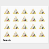 STICKER TRIANGULAIRE BOWLER / BOWLING MERRY NOËL (Feuille)