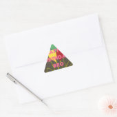 Sticker Triangulaire Bro Art d'anniversaire heureux (Enveloppe)
