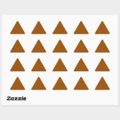 Sticker Triangulaire Brown (Feuille)
