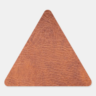 Sticker Triangulaire Brown leather