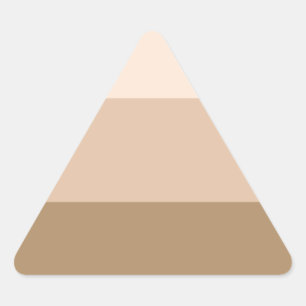 Sticker Triangulaire Brown Ombre strié