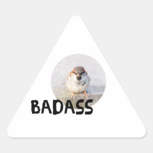 Sticker Triangulaire Bruant - Badass