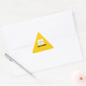 Sticker Triangulaire Bubby à bord ! (Enveloppe)