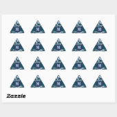Sticker Triangulaire Camouflage de la marine (Feuille)