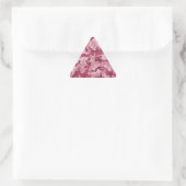 Sticker Triangulaire Camouflage rose (Sac)