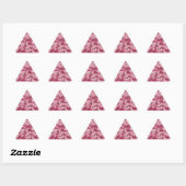 Sticker Triangulaire Camouflage rose (Feuille)