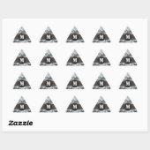 Sticker Triangulaire Camouflage urbain (Feuille)
