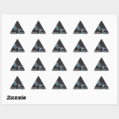 Sticker Triangulaire Canard avec moi se réveille comme ça & Hakuna Mata (Feuille)