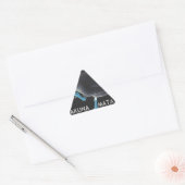 Sticker Triangulaire Canard avec moi se réveille comme ça & Hakuna Mata (Enveloppe)