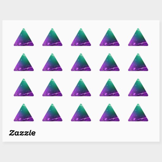 Sticker Triangulaire Carthagène Solive Purple (Feuille)