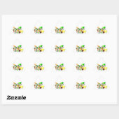 Sticker Triangulaire Cercles et points OT (Feuille)