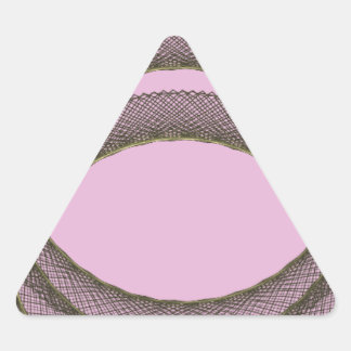 Sticker Triangulaire cercles se chevauchant dans l'arrière - plan viole