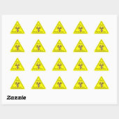 Sticker Triangulaire Certains Gnu Stuff_Partier Gnu_Party Zone Animal (Feuille)