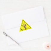 Sticker Triangulaire Certains Gnu Stuff_Partier Gnu_Party Zone Animal (Enveloppe)