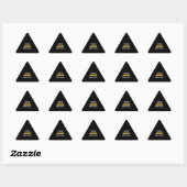 Sticker Triangulaire C'Est Comme Ça Que Je Roule Funny Pilote De Bus D' (Feuille)