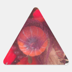 Sticker Triangulaire Charme d'automne confortable - Décor et cadeaux d'